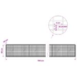 vidaXL Gabion s drôtom 3,5 mm a sieťou 5x2,5 cm 700x20x50 cm – Obrázok 6
