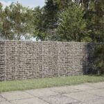 vidaXL Gabion s drôtom 3,5 mm a sieťou 5x2,5 cm 250x20x100 cm