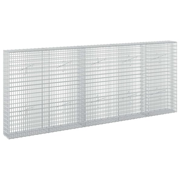 vidaXL Gabion s drôtom 3,5 mm a sieťou 5x2,5 cm 250x20x100 cm – Obrázok 2