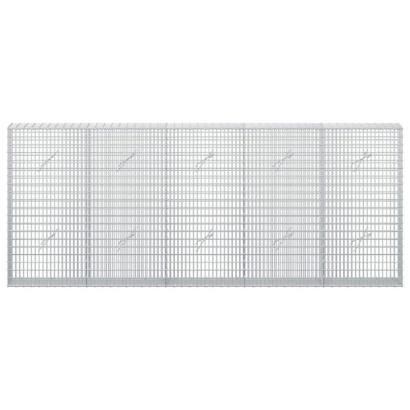 vidaXL Gabion s drôtom 3,5 mm a sieťou 5x2,5 cm 250x20x100 cm – Obrázok 3