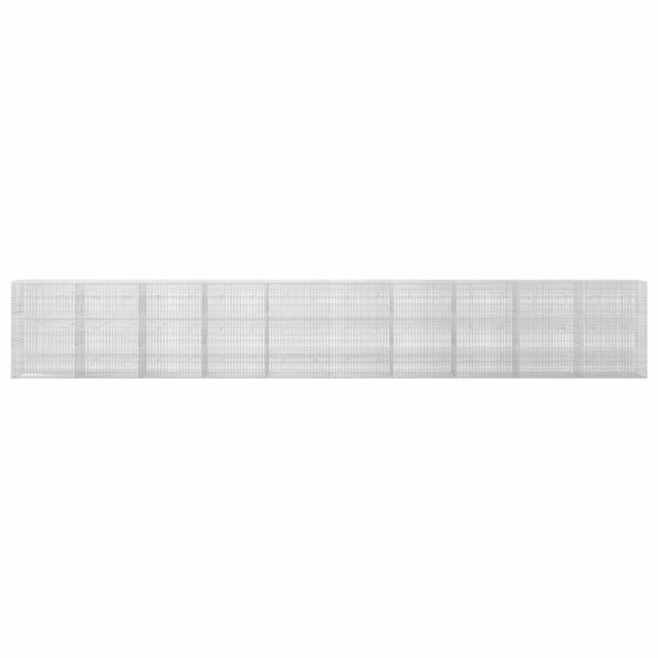 vidaXL Gabion s drôtom 3,5 mm a sieťou 5x2,5 cm 1000x20x150 cm – Obrázok 3