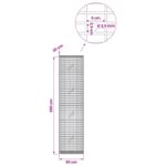 vidaXL Gabion s drôtom 3,5 mm a sieťou 5x2,5 cm 50x20x200 cm – Obrázok 6