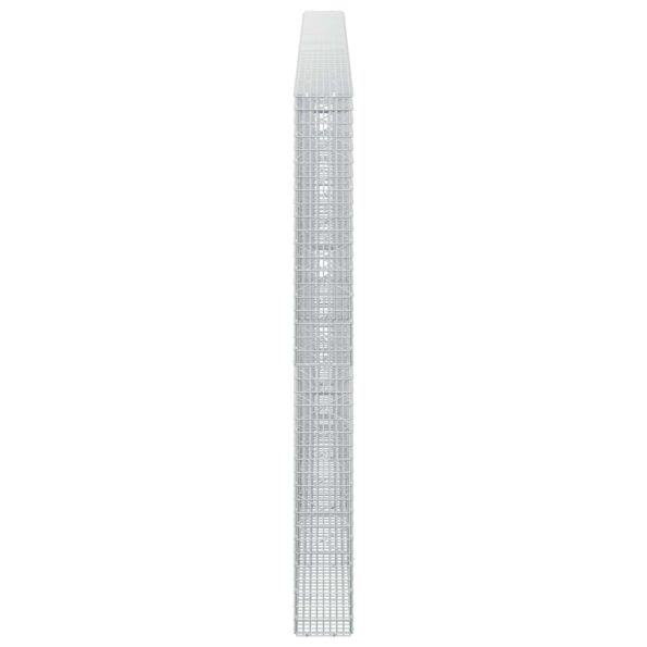 vidaXL Gabion s drôtom 3,5 mm a sieťou 5x2,5 cm 500x20x200 cm – Obrázok 4