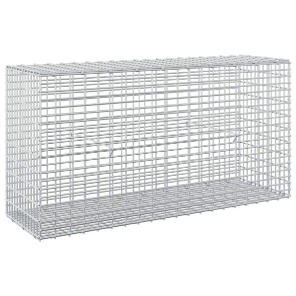 vidaXL Gabion s drôtom 3,5 mm a sieťou 5x2,5 cm 100x30x50 cm – Obrázok 2