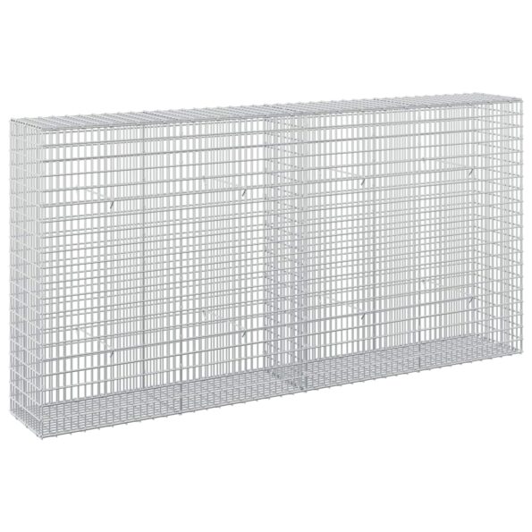 vidaXL Gabion s drôtom 3,5 mm a sieťou 5x2,5 cm 200x30x100 cm – Obrázok 2