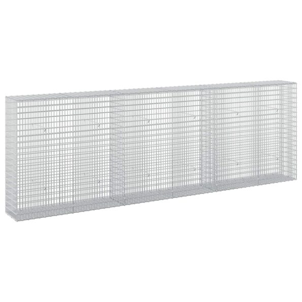 vidaXL Gabion s drôtom 3,5 mm a sieťou 5x2,5 cm 300x30x100 cm – Obrázok 2