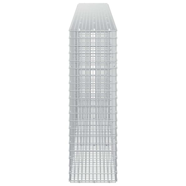 vidaXL Gabion s drôtom 3,5 mm a sieťou 5x2,5 cm 300x30x100 cm – Obrázok 4