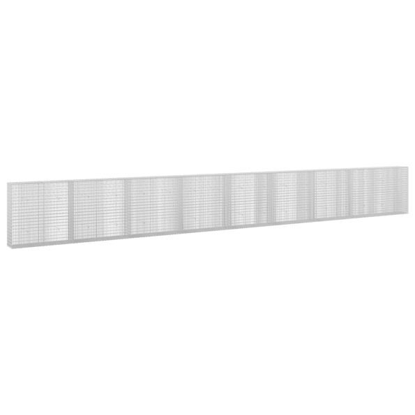 vidaXL Gabion s drôtom 3,5 mm a sieťou 5x2,5 cm 850x30x100 cm – Obrázok 2