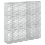 vidaXL Gabion s drôtom 3,5 mm a sieťou 5x2,5 cm 150x30x150 cm – Obrázok 2