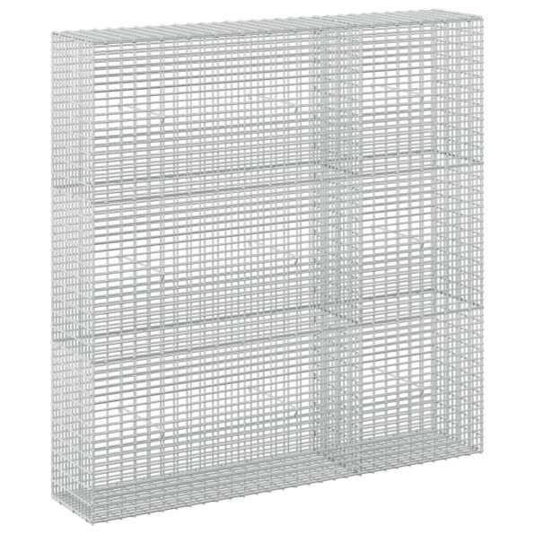 vidaXL Gabion s drôtom 3,5 mm a sieťou 5x2,5 cm 150x30x150 cm – Obrázok 2