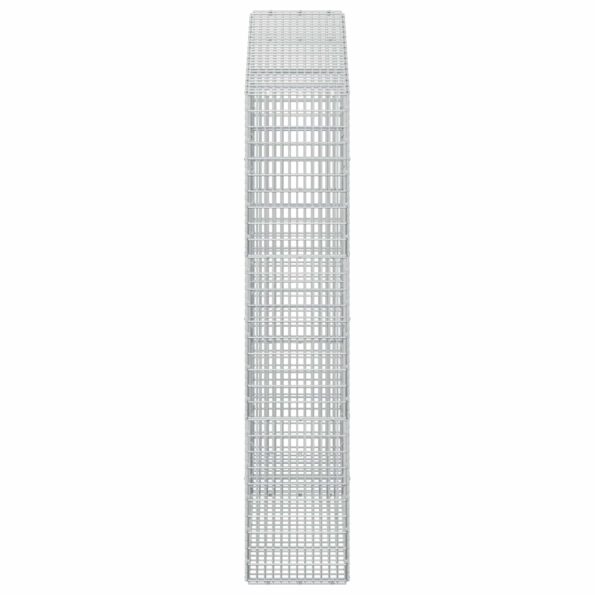 vidaXL Gabion s drôtom 3,5 mm a sieťou 5x2,5 cm 150x30x150 cm – Obrázok 4
