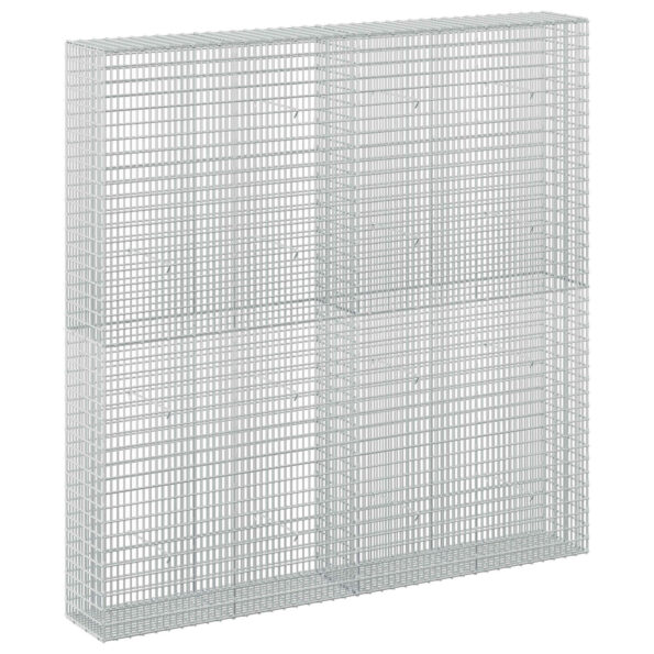 vidaXL Gabion s drôtom 3,5 mm a sieťou 5x2,5 cm 200x30x200 cm – Obrázok 2