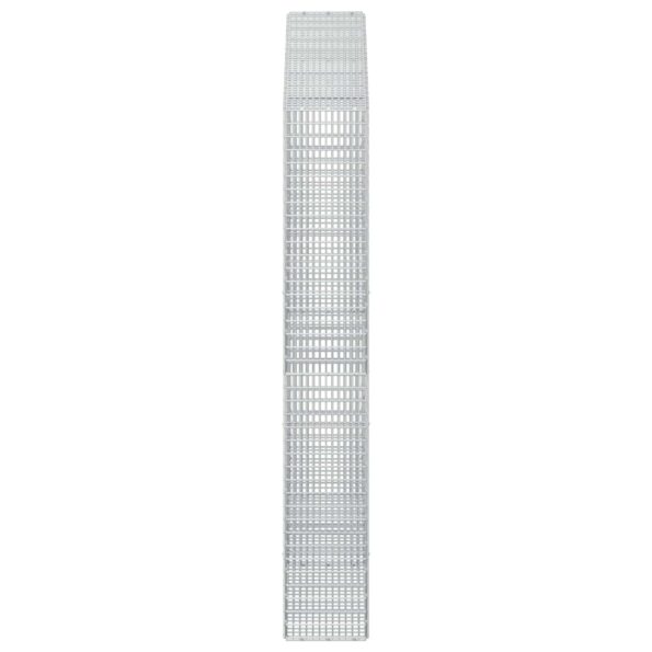 vidaXL Gabion s drôtom 3,5 mm a sieťou 5x2,5 cm 200x30x200 cm – Obrázok 4