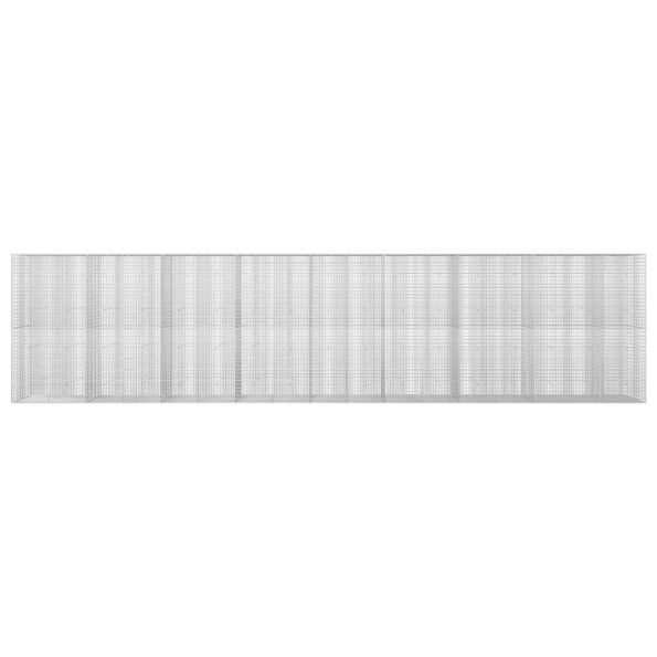 vidaXL Gabion s drôtom 3,5 mm a sieťou 5x2,5 cm 850x30x200 cm – Obrázok 3
