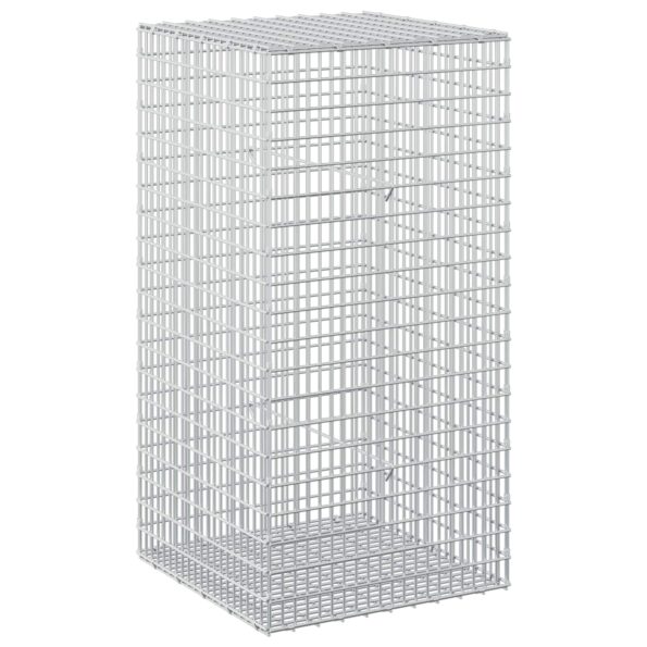 vidaXL Gabion s drôtom 3,5 mm a sieťou 5x2,5 cm 50x50x100 cm – Obrázok 2