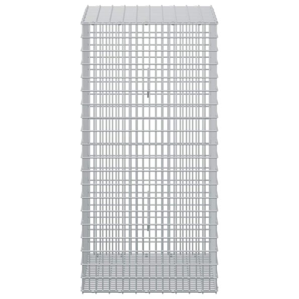 vidaXL Gabion s drôtom 3,5 mm a sieťou 5x2,5 cm 50x50x100 cm – Obrázok 3