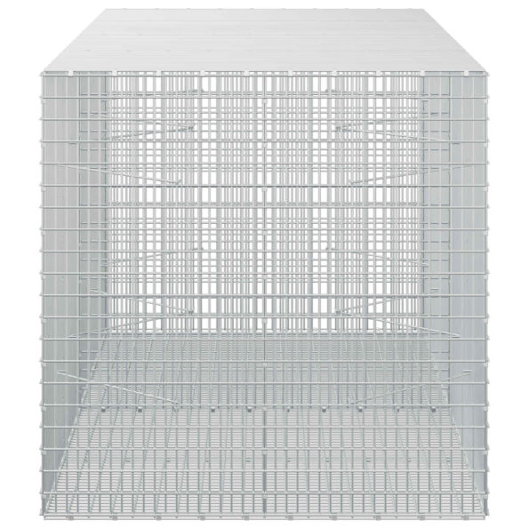 vidaXL Gabion s drôtom 3,5 mm a sieťou 5x2,5 cm 200x100x100 cm – Obrázok 4