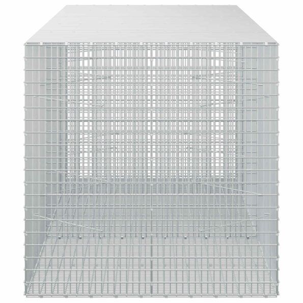 vidaXL Gabion s drôtom 3,5 mm a sieťou 5x2,5 cm 250x100x100 cm – Obrázok 4