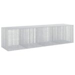 vidaXL Gabion s drôtom 3,5 mm a sieťou 5x2,5 cm 400x100x100 cm – Obrázok 2