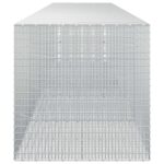 vidaXL Gabion s drôtom 3,5 mm a sieťou 5x2,5 cm 450x100x100 cm – Obrázok 4