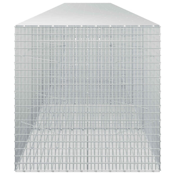 vidaXL Gabion s drôtom 3,5 mm a sieťou 5x2,5 cm 700x100x100 cm – Obrázok 4