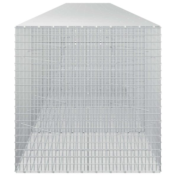 vidaXL Gabion s drôtom 3,5 mm a sieťou 5x2,5 cm 800x100x100 cm – Obrázok 4