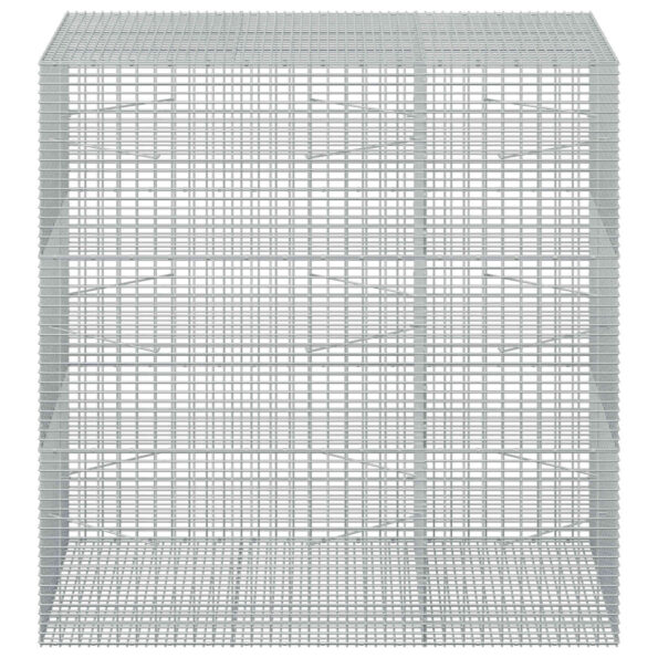 vidaXL Gabion s drôtom 3,5 mm a sieťou 5x2,5 cm 150x100x150 cm – Obrázok 3