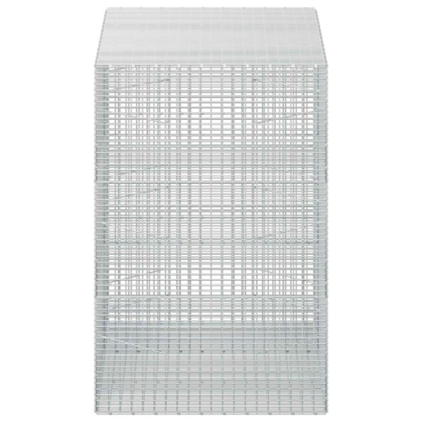 vidaXL Gabion s drôtom 3,5 mm a sieťou 5x2,5 cm 150x100x150 cm – Obrázok 4