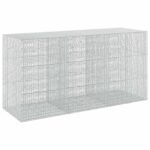 vidaXL Gabion s drôtom 3,5 mm a sieťou 5x2,5 cm 300x100x150 cm – Obrázok 2