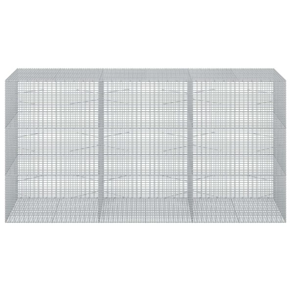 vidaXL Gabion s drôtom 3,5 mm a sieťou 5x2,5 cm 300x100x150 cm – Obrázok 3