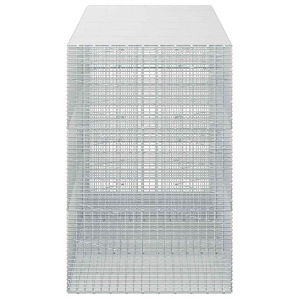 vidaXL Gabion s drôtom 3,5 mm a sieťou 5x2,5 cm 300x100x150 cm – Obrázok 4