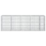 vidaXL Gabion s drôtom 3,5 mm a sieťou 5x2,5 cm 450x100x150 cm – Obrázok 3