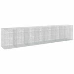 vidaXL Gabion s drôtom 3,5 mm a sieťou 5x2,5 cm 700x100x150 cm – Obrázok 2