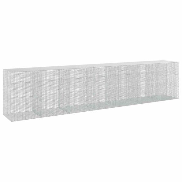 vidaXL Gabion s drôtom 3,5 mm a sieťou 5x2,5 cm 700x100x150 cm – Obrázok 2