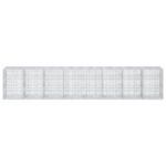 vidaXL Gabion s drôtom 3,5 mm a sieťou 5x2,5 cm 800x100x150 cm – Obrázok 3