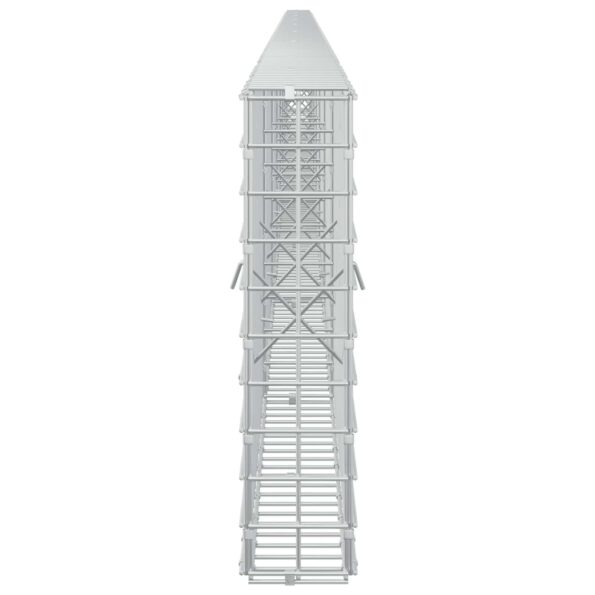 vidaXL Gabión s drôtom 3,5 mm a sieťou 5x5 cm 800x10x50 cm – Obrázok 4