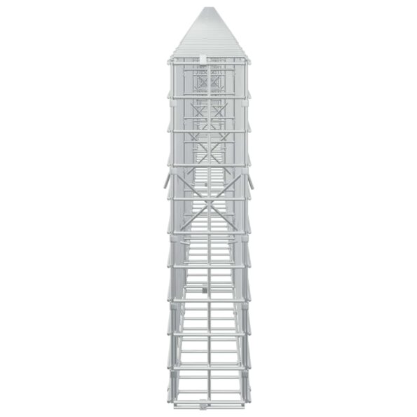 vidaXL Gabión s drôtom 3,5 mm a sieťou 5x5 cm 850x10x50 cm – Obrázok 4