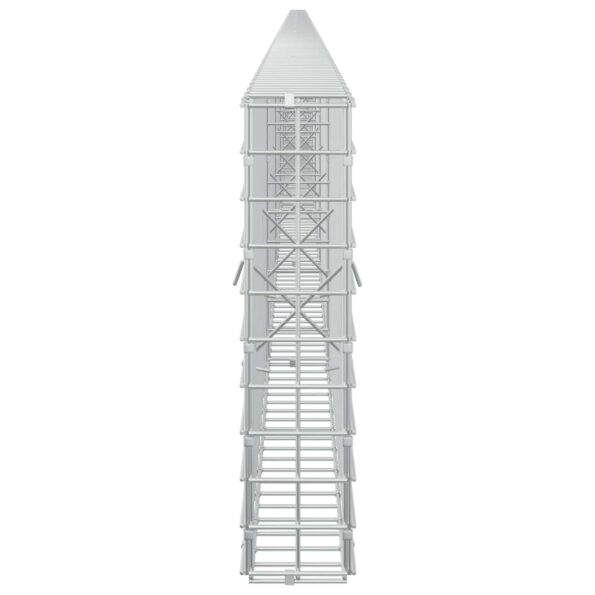vidaXL Gabión s drôtom 3,5 mm a sieťou 5x5 cm 1000x10x50 cm – Obrázok 4