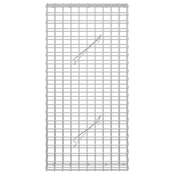 vidaXL Gabión s drôtom 3,5 mm a sieťou 5x5 cm 50x10x100 cm – Obrázok 3