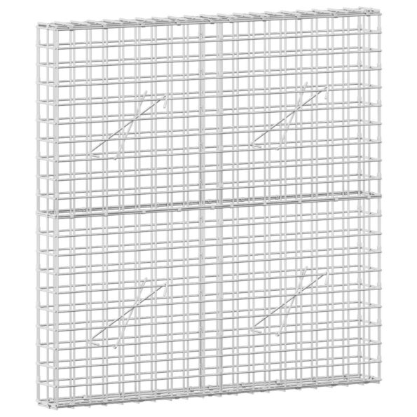 vidaXL Gabión s drôtom 3,5 mm a sieťou 5x5 cm 100x10x100 cm – Obrázok 2
