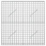 vidaXL Gabión s drôtom 3,5 mm a sieťou 5x5 cm 100x10x100 cm – Obrázok 3