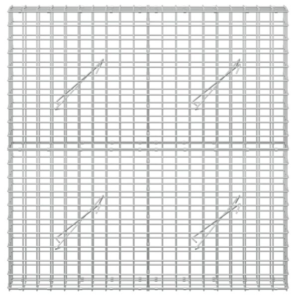 vidaXL Gabión s drôtom 3,5 mm a sieťou 5x5 cm 100x10x100 cm – Obrázok 3
