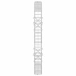 vidaXL Gabión s drôtom 3,5 mm a sieťou 5x5 cm 100x10x100 cm – Obrázok 4