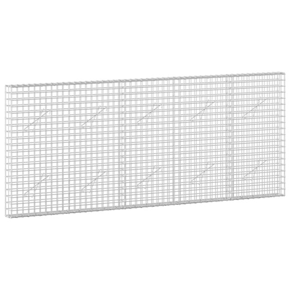 vidaXL Gabión s drôtom 3,5 mm a sieťou 5x5 cm 250x10x100 cm – Obrázok 2