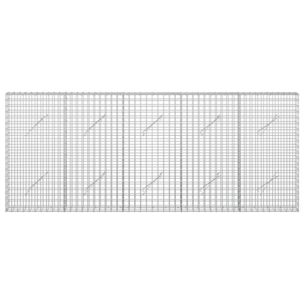 vidaXL Gabión s drôtom 3,5 mm a sieťou 5x5 cm 250x10x100 cm – Obrázok 3