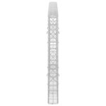 vidaXL Gabión s drôtom 3,5 mm a sieťou 5x5 cm 250x10x100 cm – Obrázok 4