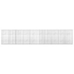 vidaXL Gabión s drôtom 3,5 mm a sieťou 5x5 cm 500x10x100 cm – Obrázok 3