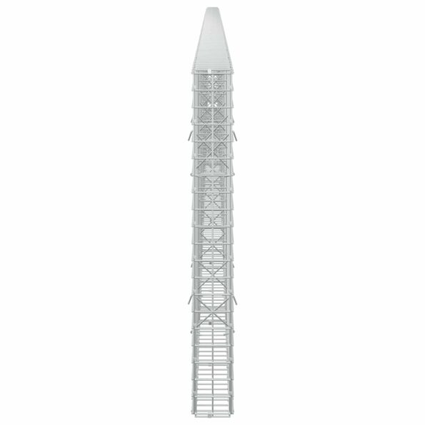 vidaXL Gabión s drôtom 3,5 mm a sieťou 5x5 cm 900x10x100 cm – Obrázok 4