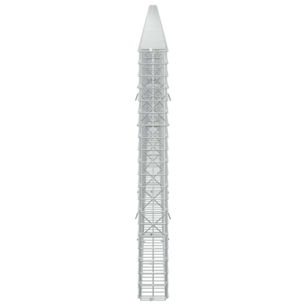 vidaXL Gabión s drôtom 3,5 mm a sieťou 5x5 cm 1100x10x100 cm – Obrázok 4