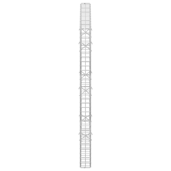 vidaXL Gabión s drôtom 3,5 mm a sieťou 5x5 cm 100x10x150 cm – Obrázok 4